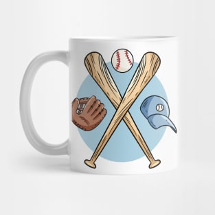 Baseball Symbols Mug